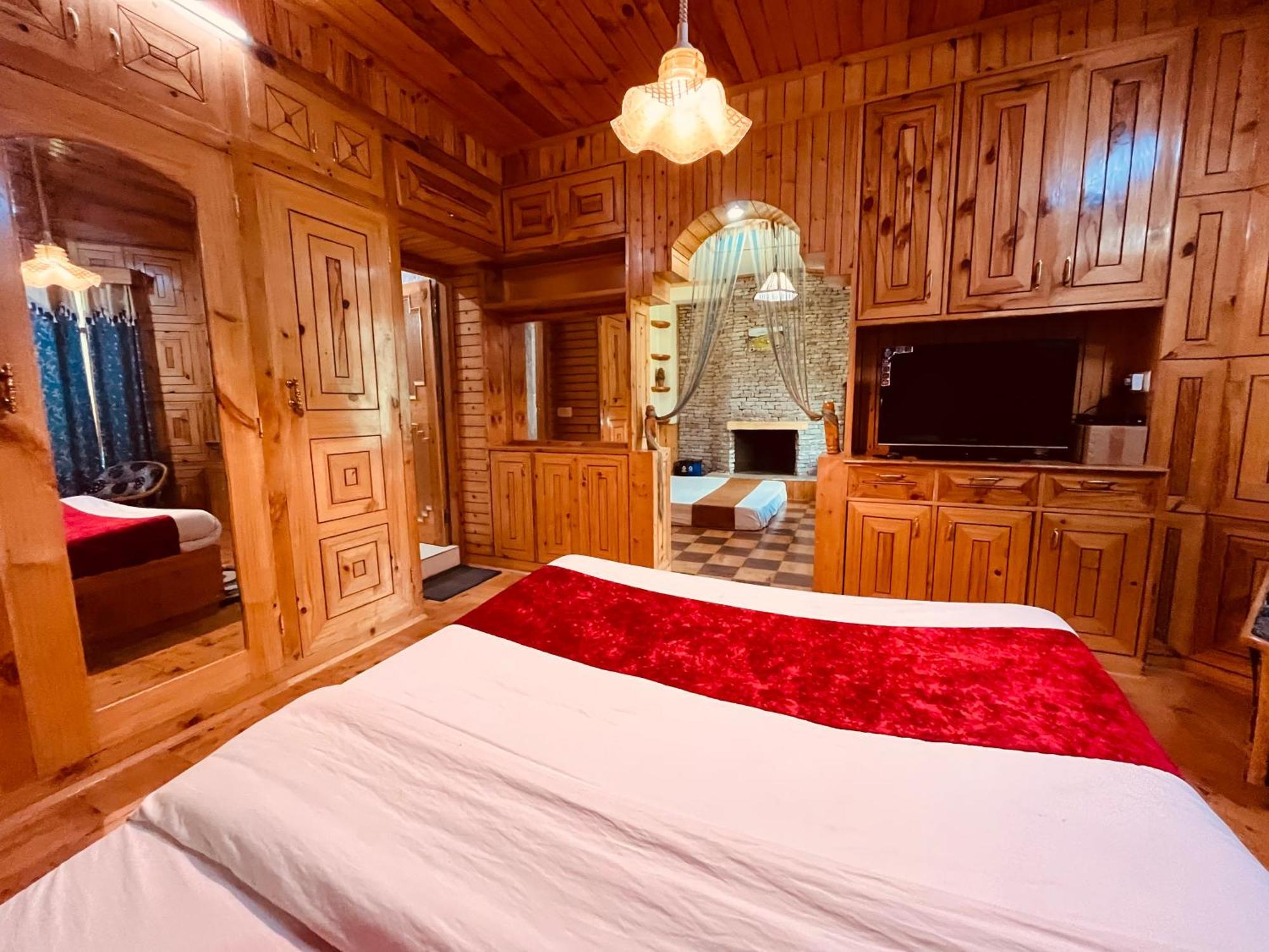 Woods Villa Cottage, Manali Exterior foto